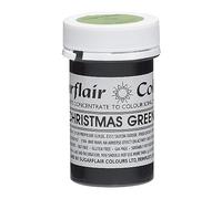 Sugarflair Paste Colour, Colorant en Pâte, Christmas Green, 25 g