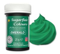 Sugarflair Paste Colour, Colorant en Pâte, Emerald, 25 g