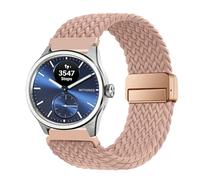 SUGARJAR 18/20mm Bracelet Tressé Compatible Withing s ScanWatch 2 (38mm/42mm), Nylon Élastique Fermeture Magnétique pour Withing s ScanWatch Light/Nova Brilliant/Nova Band Mixte