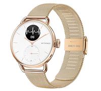 SUGARJAR 18MM 20MM Métal Bracelet Compatible avec Withings ScanWatch 38mm/ScanWatch 42mm/ScanWatch 2 38mm/ScanWatch 2 42mm/ScanWatch Light/Steel HR 36mm/Steel HR 40mm/Withings Move/Move ECG/Steel
