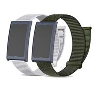 SUGARJAR 2 Pièces Bracelet Compatible avec Amazfit Helio/Balance 2, 22mm Nylon Bracelet Respirant Sport pour Garmin Venu 4 45mm/3 45mm/Venu 2/Forerunner 265/255/Huawei Watch GT 6 Pro 46mm/GT 5 Pro