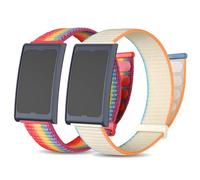 SUGARJAR 2 Pièces Bracelet Compatible avec Amazfit Helio/Balance 2, 22mm Nylon Bracelet Respirant Sport pour Garmin Venu 4 45mm/3 45mm/Venu 2/Forerunner 265/255/Huawei Watch GT 6 Pro 46mm/GT 5 Pro