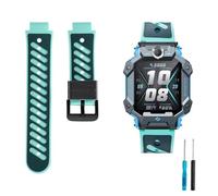 SUGARJAR 2 Pièces Enfant Bracelet Compatible avec Imoo Watch Phone Z7/Z6, Bracelets de Remplacement pour Silicone Souple étanche Imoo Smartwatch Z1 Garçon Fille (Bracelet-Cordon)