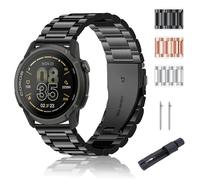 SUGARJAR Bracelet Acier Inoxydable Compatible avec Coros Apex 4 46mm/Nomad, Bracelets de Remplacement 24mm Fermeture Rapide pour Garmin Venu X1/Ticwatch Atlas/pro5 Enduro/iTOUCH AIR3 Femmes Hommes