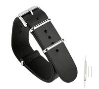 SUGARJAR Bracelet Cuir 18/19/20/22mm, Bracelets Cuir Vintage Compatibles avec Garmin/Withings/Fossil avec Boucle Acier Inoxydable pour Remplacement Hommes et Femmes