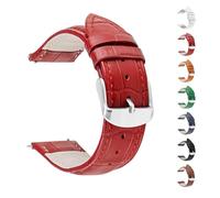 SUGARJAR Bracelet Cuir Lisse 18/20mm Compatible avec Withings ScanWatch 2 (38mm/42mm), Bracelet Cuir Bœuf Rétro Fait Main pour Withings ScanWatch Light/Nova Brilliant/ScanWatch Nova-Unisexe