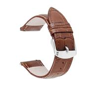 SUGARJAR Bracelet Cuir Lisse 18/20mm Compatible avec Withings ScanWatch 2 (38mm/42mm), Bracelet Cuir Bœuf Rétro Fait Main pour Withings ScanWatch Light/Nova Brilliant/ScanWatch Nova-Unisexe