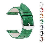 SUGARJAR Bracelet Cuir Lisse 18/20mm Compatible avec Withings ScanWatch 2 (38mm/42mm), Bracelet Cuir Bœuf Rétro Fait Main pour Withings ScanWatch Light/Nova Brilliant/ScanWatch Nova-Unisexe