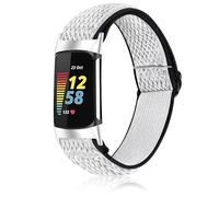 SUGARJAR Bracelet Nylon Élastiques pour Fit bit Charge 6/5,Doux & Respirants