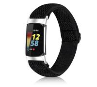 SUGARJAR Bracelet Nylon Élastiques pour Fit bit Charge 6/5,Doux & Respirants