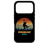 Sugarloaf Maine Vintage Sunset Sun Snowboard Snowboarder Coque pour iPhone 17 Pro