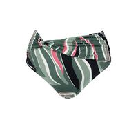 SugarShape Bas de bikini 'Mambo' émeraude / rose / noir / blanc, Taille M-L