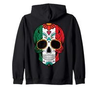 Sugarskull Dia De Los Muertos Jour des Morts Mexique Sweat à Capuche
