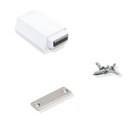 SUGATSUNE/Lamp - Loqueteau à pression magnétique pour portes extra lourdes sans poignée - Touch-Latch ML-ZN80 de SUGATSUNE/Lamp (Japon) (blanc)