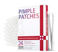 Sugelary Lot de 252 patchs d'acné à boutons, utilisation de jour et de nuit, 2 en 1, hydrocolloïdes invisibles et naturels avec de l'huile d'arbre à thé et de l'acide salicylique