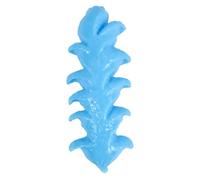 sugerou Durable Rubber Dog Chew Toy for Aggressive Chewers Teeth Cleaning | Elastic TPR material with textured surface designed for oral health and active play, fits for puppies and small dogs Blue