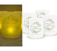 Sugeru Décoration d'anniversaire - Lot de 16 cache-lumière pour bougie de table et bougie de thé, Lumière de fête et bougies, Anniversaire pour femmes et hommes | Lumières de fête de table Décoration