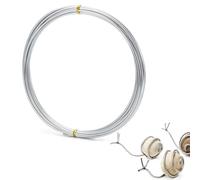 SUGERU® Fil de Aluminium Souple Loisir Creatif - 1mm x 28m, DIY Fil de Fer Tricotin,Fabrication Bijoux,Tricotin Manuel,Fil Metallique pour Bijoux,pour la Artisanat,Jardin (3mm x 10m - argent)