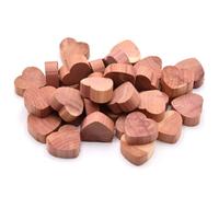 Sugeru® Pack de 24 - Bois de Cèdre - Anti Mites Textiles - Anti Mites 100% Naturel - Répulsifs à Mites de Vêtements sans Produits Chimiques - sans Danger pour Les Animaux et Les Enfants (Cœur-24PCS)
