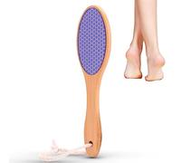 SUGERU® Râpe à callosités 2 en 1 Nano en verre avec poignée en bambou - Humide, sec et indolore - Pierre à raser - Soin des pieds professionnel en toute sécurité rapide pour éliminer les callosités