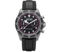 Sugess S443.P.RK Montre chronographe limitée tendance mécanique sportive pour homme Mouette ST1901 Mouvement doré Col de cygne Régulateur 1963