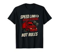 Suggestions de limites de vitesse et non règles Équipement de camionneur T-Shirt
