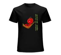 SUGI-YOUNG Street T-Shirt Little Feat Waiting for Columbus Roll Men O Neck Cute hirts Black L