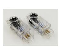 SUGNAYS 2 Pcs Car Logo LED Projecteur, pour Porsche Cayenne 2003-2006 Lumière Bienvenue Porte Voiture Voiture À LED Les Décorations