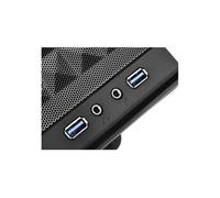 SUGO SG13 - Tour - Mini-DTX - pas d'alimentation (AT / PS/2) - noir - USB/Audio