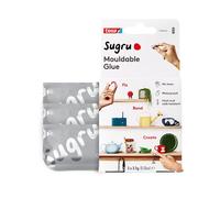 Sugru by tesa Lot de 3 tubes de colle malléable multi-usages pour fixation créative et fabrication Gris