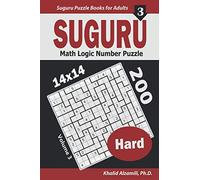 Suguru Math Logic Number Puzzle: 200 Hard (14x14) Puzzles