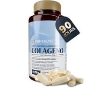 Suhealth Collagene et Acide Hyaluronique av Q10, Magnésium et Vitamines 90 Gélules - Collagene Marin Acide Hyaluronique - Collagène Marin - Collagene Hydrolisé - Marine Collagen - Peptide de Collagene