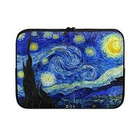 Suhoaziia Van Gogh - Housse de transport en néoprène pour ordinateur portable - Sac fourre-tout pour ordinateur portable - Pour tablette/ordinateur portable/lecteur de 10", 12", 13", 15", 17"