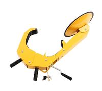 SuhoFutus Antivol de roue robuste avec ventouse - Collier de roue lourd en acier 235 - Pour voiture, camion et SUV - Largeur de pneu : 13,4" - 5 kg - Protection antivol avec protection anti-perçage et