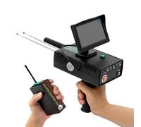 SuhoFutus Détecteur de Métaux Portable et Léger Détecte Or, Argent, Cuivre et Diamants jusqu'à 30m de Profondeur, Écran LED, Télécommande Rechargeable, Idéal pour Chasse au Trésor et Aventures en