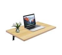 SuhoFutus Établi mural pliable avec capacité de charge de 250 kg, table murale pliante en bois 81 x 45,5 cm, support mural robuste pour atelier et garage, table à manger, bureau peu encombrant