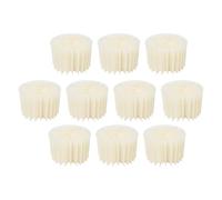 SuhoFutus Lot de 10 colonnes décoratives en carton pliables - Blanc - Charge maximale : 50 kg - Pour décoration de table, fête d'anniversaire, événements festifs - 30 x 20 cm