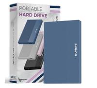 SUHSAI Disque Dur Externe 120 Go HDD de Sauvegarde de données - Extension de mémoire 2,5" Disque Dur Portable USB 3.0 Compatible avec Mac, Ordinateur de Bureau, PC, PS4, PS5, Console de Jeu (Bleu)