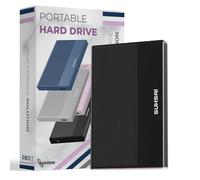 SUHSAI Disque Dur Externe 120 Go HDD de Sauvegarde de données - Extension de mémoire 2,5" Disque Dur Portable USB 3.0 Compatible avec Mac, Ordinateur de Bureau, PC, PS4, PS5, Console de Jeu (Noir)