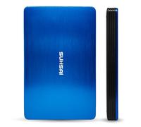 SUHSAI Disque Dur Externe 320 Go USB 3.0, léger, pour Sauvegarde et Stockage de données, Disque Dur de Jeu Portable, Stockage étendu pour Ordinateur Portable, PC, Mac, Ordinateur de Bureau - Bleu