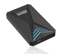SUHSAI Disque Dur Externe de Jeu 320 GO avec lumière RVB USB 3.0 Disque Dur Portable pour Extension de Stockage de données Disque Dur 2,5 pour PC, Ordinateur Portable, Mac, Console de Jeu, PS4, PS5