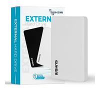 SUHSAI Disque dur externe portable de 1 To, disque dur externe de 6,3 cm, disque de stockage et de sauvegarde, disque de transfert de données USB 2.0 haute vitesse compatible avec Mac, PC, ordinateur