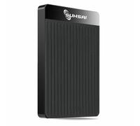 SUHSAI Disque Dur Externe Portable de Type C 2,5" Sauvegarde/Stockage, Disque Dur HDD Fin 1 to Compatible avec MacBook, PC, Ordinateur Portable, Ordinateur de Bureau, Chromebook (Noir)