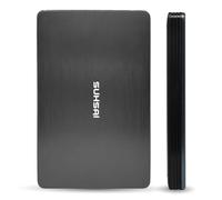 SUHSAI Disque Dur Externe USB 3.0 500 Go, léger pour la Sauvegarde et Le Stockage des données, Disque Dur Portable, avec Stockage étendu pour Ordinateur Portable, PC, Mac et Ordinateur de Bureau-Gris