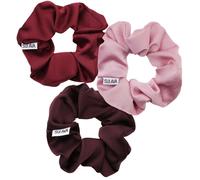 SUI AVA - 3-Pack Ribbon Scrunchies - Blush // Burgundy // French Wine - Pinces à cheveux & barrettes 1 St.