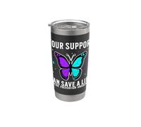 Suicide Awareness Support Suicide Prevention Awareness Month Gobelet isotherme en acier inoxydable double paroi