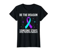 Suicide Awareness Support Suicide Prevention Awareness Month T-Shirt Graphique avec Valeur, Femme, Noir, M