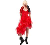 Suicide Squad 2 Robe Harley Quinn Robe Rouge Pour Femmes Costume D'Halloween