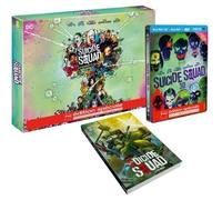 Suicide Squad Coffret Edition Spéciale Steelbook Blu-Ray 3d + 2d + Dvd