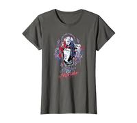 Suicide Squad Harley Quinn Bad Girl T-Shirt, Femme, Asphalte, M